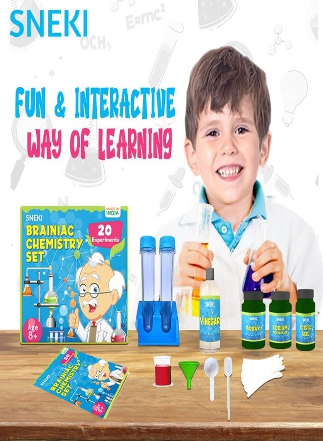 SNEKI Educational Chemistry Science Experiment Kit Games Gift Toys for Kids Boy Girl Aged 8 10 12 Year STEM Scientific Lab Kit Project Toy Birthday Gifts for Boys Girls Home Chem Lab Toy Science Kit - Image 2